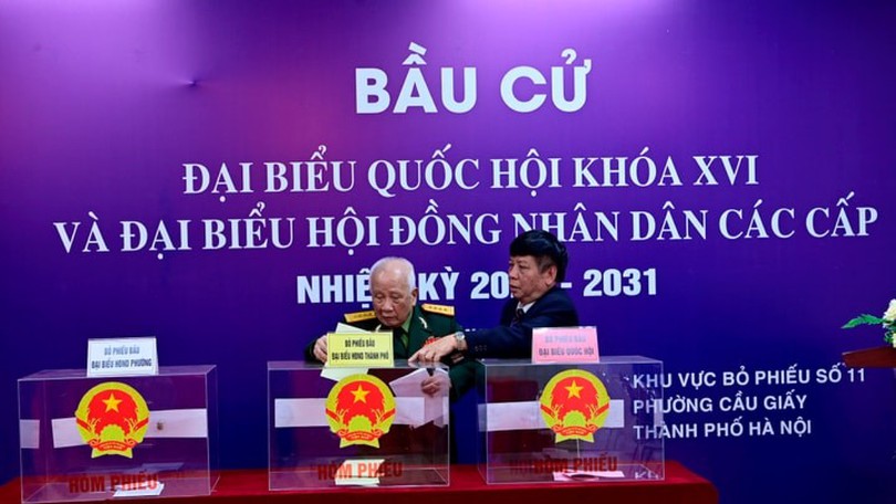 Phường Cầu Giấy công bố kết quả bầu cử đại biểu HĐND phường
