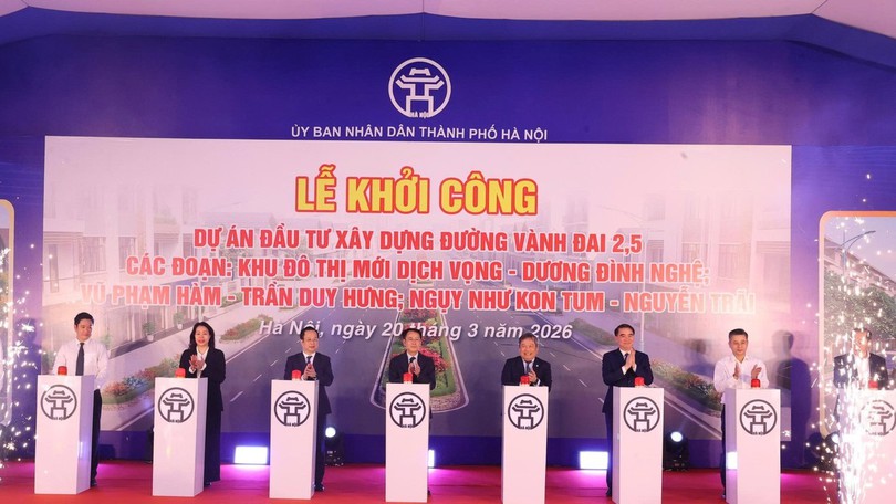 Khởi công 3 đoạn cuối cùng của đường Vành đai 2,5