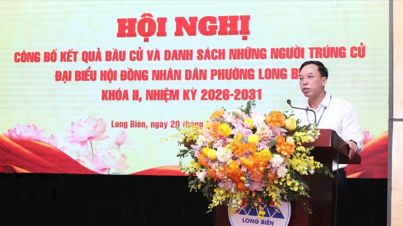 Phường Long Biên công bố kết quả trúng cử HĐND