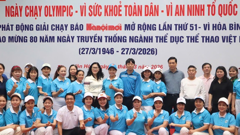 Sức hút mạnh mẽ từ Giải chạy Hànộimới tại phường Yên Hoà