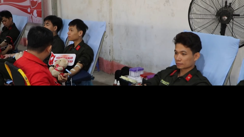 Lan tỏa phong trào hiến máu tình nguyện trong lực lượng vũ trang