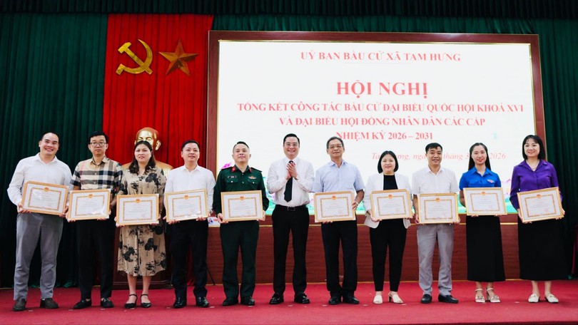 Xã Tam Hưng bầu đủ 23 đại biểu HĐND cấp xã nhiệm kỳ 2026-2031