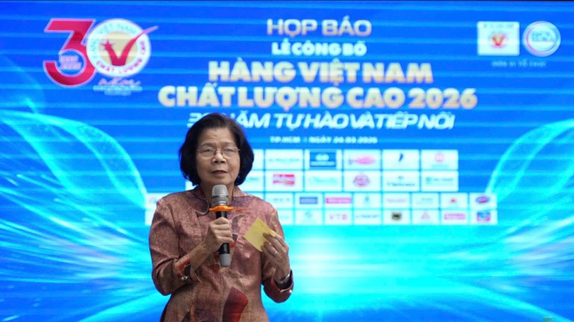 581 doanh nghiệp đạt danh hiệu 'Hàng Việt Nam chất lượng cao' năm 2026