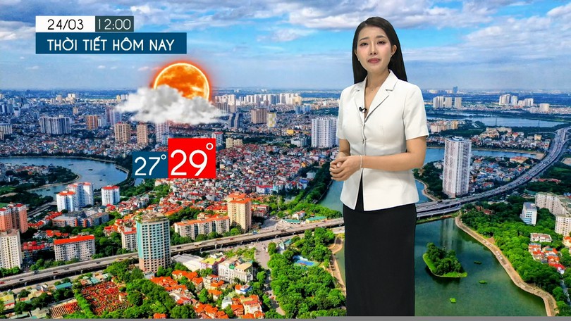 Dự báo thời tiết tối | 24/03/2026