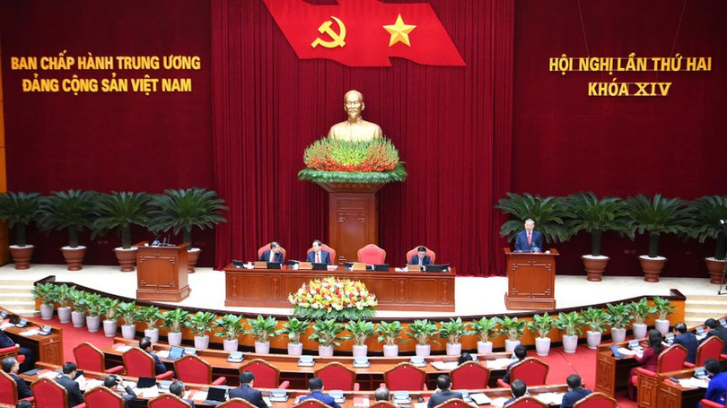 Ngày làm việc thứ hai Hội nghị Trung ương 2 khoá XIV