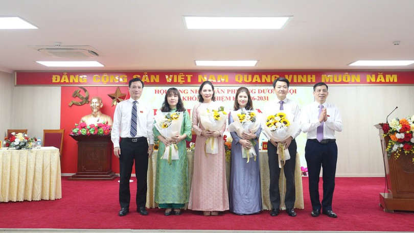 Phường Dương Nội bầu lãnh đạo HĐND, UBND nhiệm kỳ mới