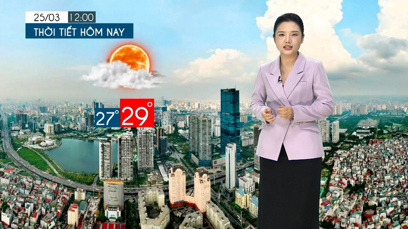 Dự báo thời tiết tối | 25/03/2026