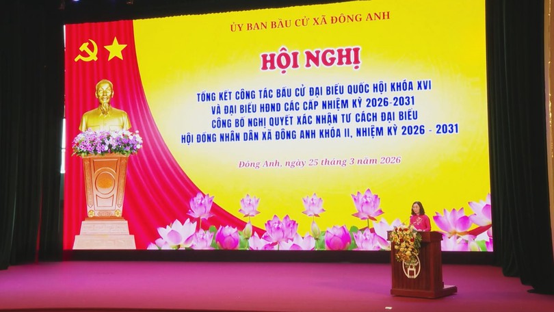 Xã Đông Anh tổng kết công tác bầu cử