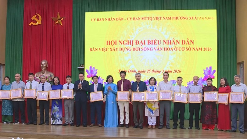 Phường Xuân Đỉnh nâng cao chất lượng xây dựng đời sống văn hóa ở cơ sở
