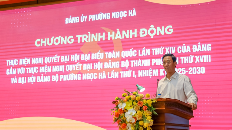 Phường Ngọc Hà quán triệt, triển khai Nghị quyết Đại hội XIV của Đảng