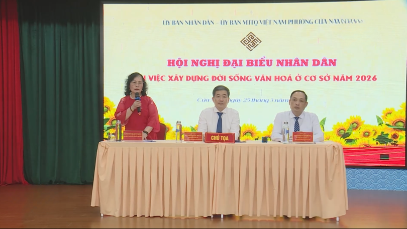 Phường Cửa Nam nâng cao chất lượng đời sống văn hóa