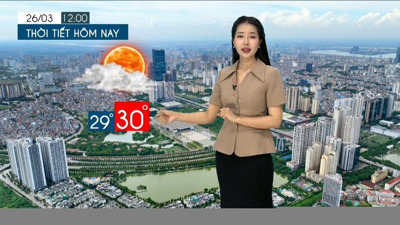 Dự báo thời tiết tối | 26/03/2026