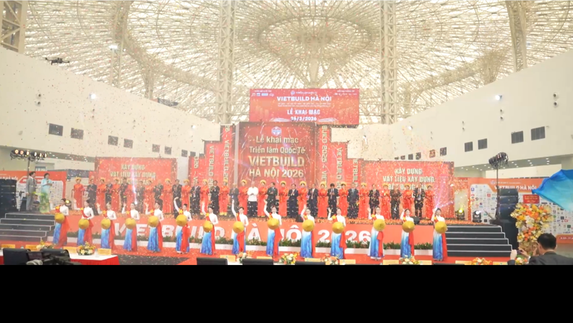 Khai mạc triển lãm Vietbuild Hà Nội 2026 lần thứ nhất