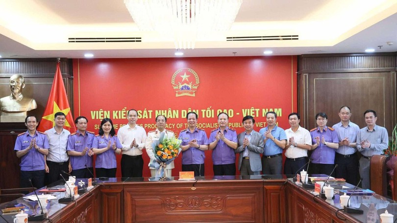 Công bố quyết định bổ nhiệm Phó Tổng biên tập Báo Bảo vệ pháp luật