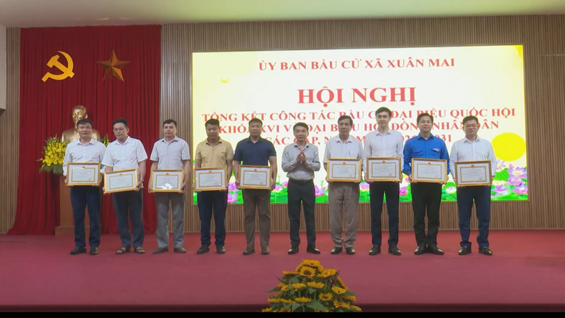 Xã Xuân Mai tổng kết công tác bầu cử