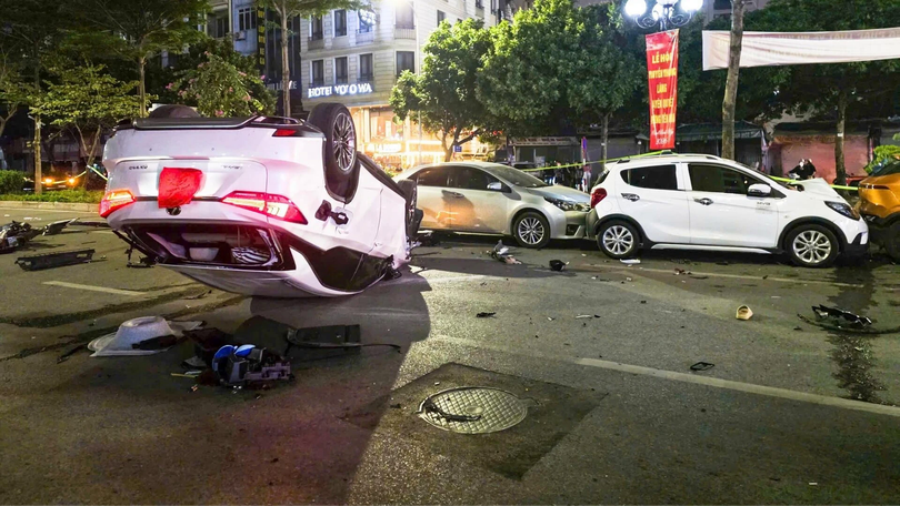 Nguyên nhân vụ tai nạn liên hoàn tại phố Trung Kính