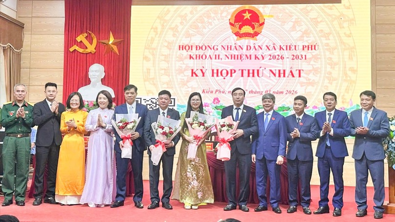 Xã Kiều Phú bầu lãnh đạo chủ chốt HĐND, UBND nhiệm kỳ mới