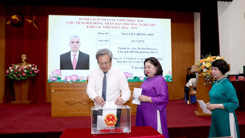 Phường Nghĩa Đô kiện toàn tổ chức bộ máy nhiệm kỳ 2026-2031