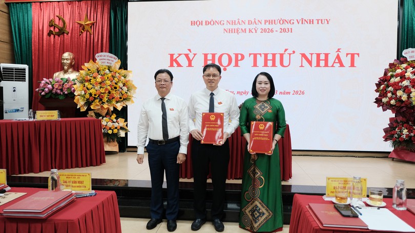 Phường Vĩnh Tuy kiện toàn bộ máy hoạt động