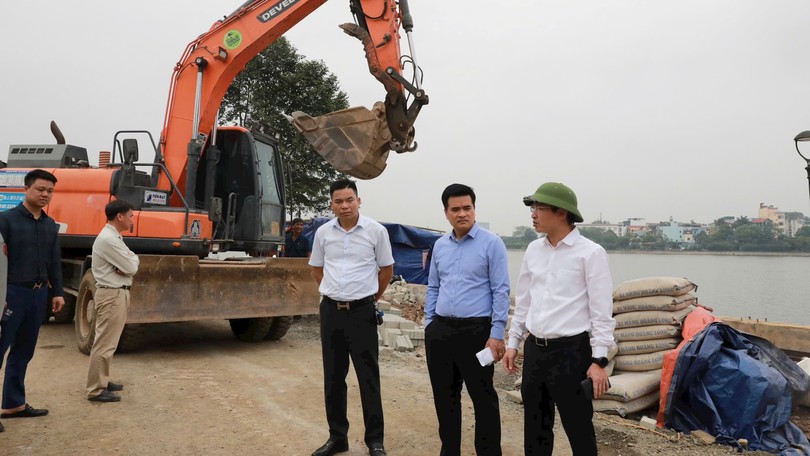 Thông xe kỹ thuật đường giáp đường sắt Bắc Nam-hồ Linh Đàm vào ngày 15/4