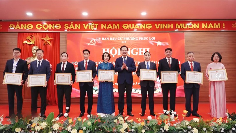 Phường Phúc Lợi tổng kết công tác tổ chức bầu cử