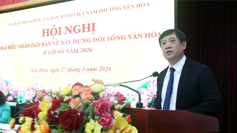 Phường Yên Hòa tổ chức hội nghị đại biểu nhân dân