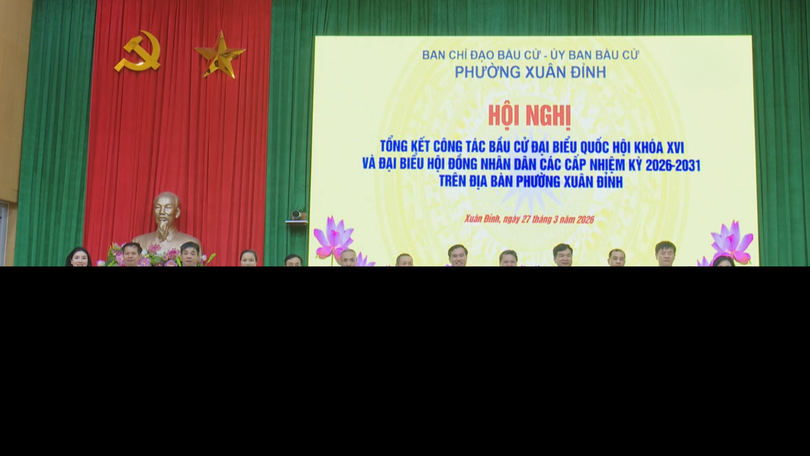 Phường Xuân Đỉnh tổng kết công tác tổ chức bầu cử