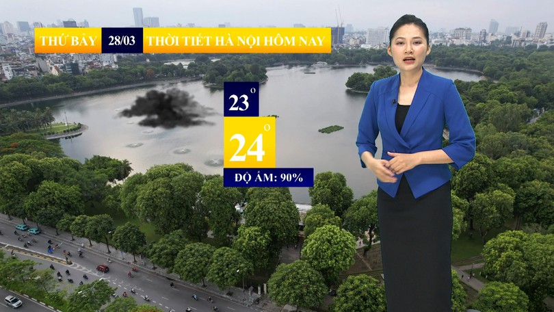 Dự báo thời tiết sáng | 28/03/2026