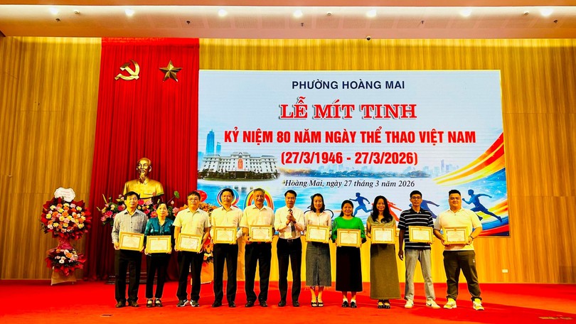 Phường Hoàng Mai kỷ niệm 80 năm truyền thống thể thao Việt Nam
