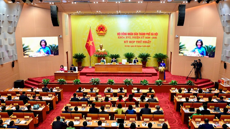 Khai mạc kỳ họp thứ nhất HĐND Thành phố Hà Nội khoá XVII, nhiệm kỳ 2026 – 2031