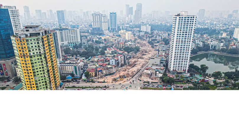 Công trường Vành đai 1 chạy đua tiến độ