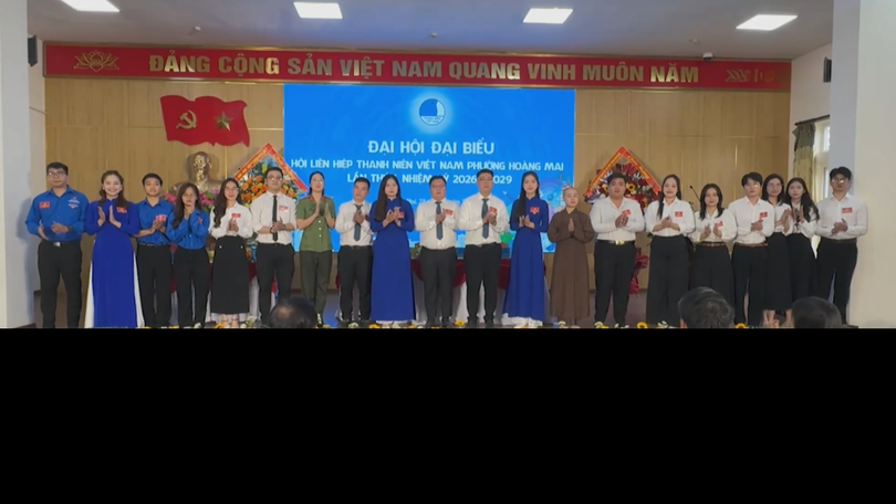 Đại hội Hội Liên hiệp Thanh niên Việt Nam phường Hoàng Mai