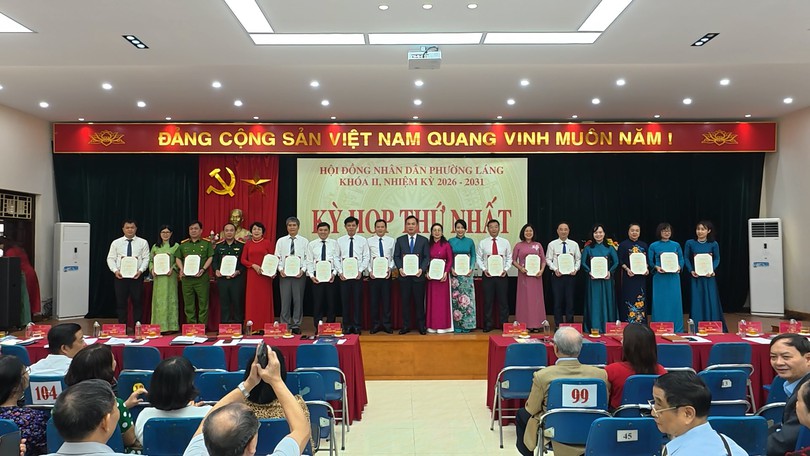Phường Láng kiện toàn các chức danh chủ chốt