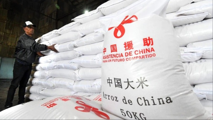 Cuba nhận 15.000 tấn gạo viện trợ từ Trung Quốc