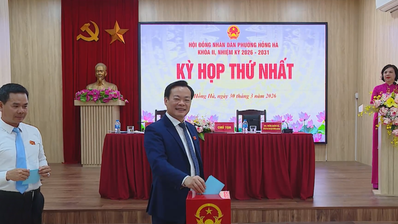 Phường Hồng Hà bầu các chức danh chủ chốt nhiệm kỳ mới