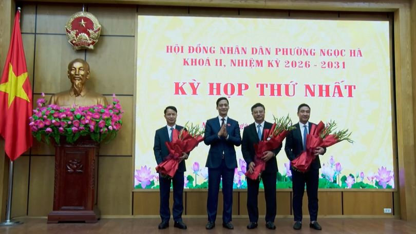 Phường Ngọc Hà bầu lãnh đạo HĐND, UBND nhiệm kỳ mới