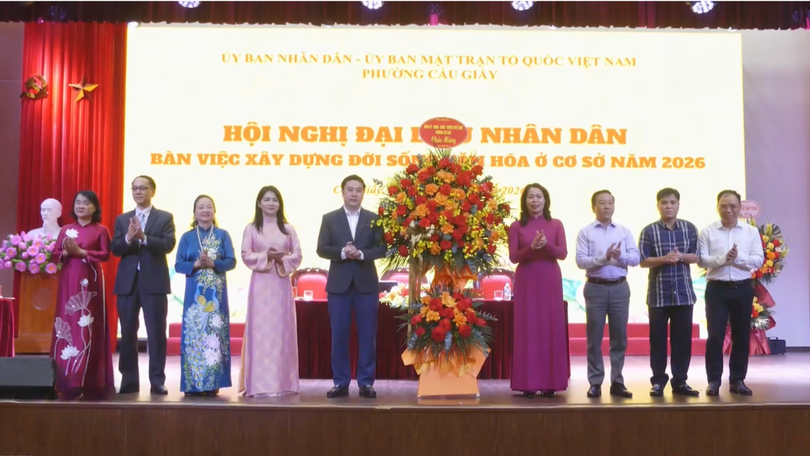 Phường Cầu Giấy nâng cao chất lượng đời sống văn hóa ở cơ sở