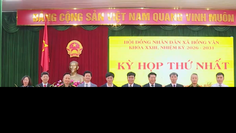 Xã Hồng Vân kiện toàn chức danh chủ chốt HĐND và UBND