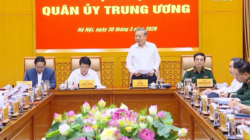Tổng Bí thư Tô Lâm chủ trì hội nghị Quân ủy Trung ương