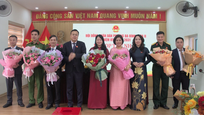 Phường Ba Đình kiện toàn bộ máy chính quyền nhiệm kỳ 2026-2031