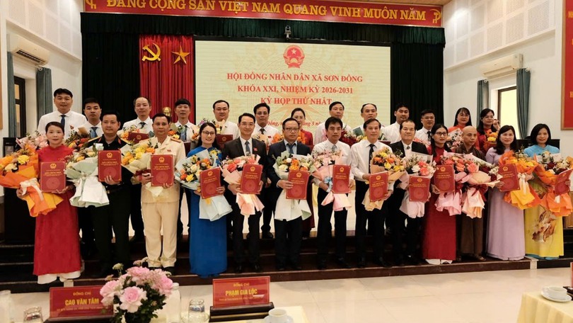 Kỳ họp thứ nhất HĐND xã Sơn Đồng khóa XXI