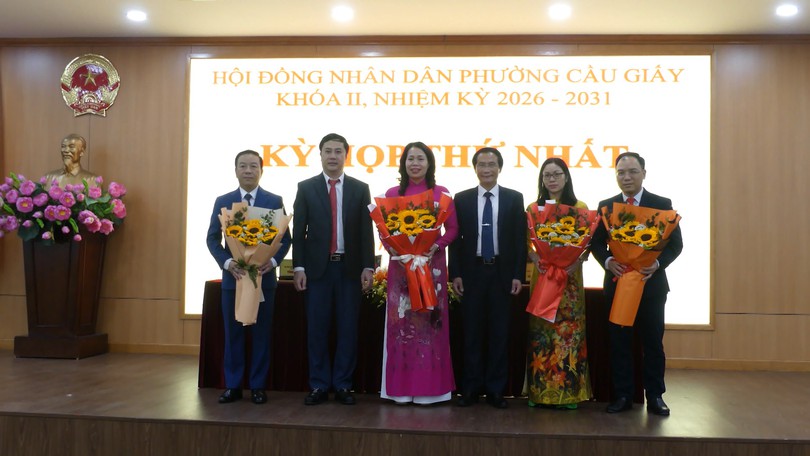 Phường Cầu Giấy kiện toàn nhân sự, thúc đẩy phát triển kinh tế xã hội
