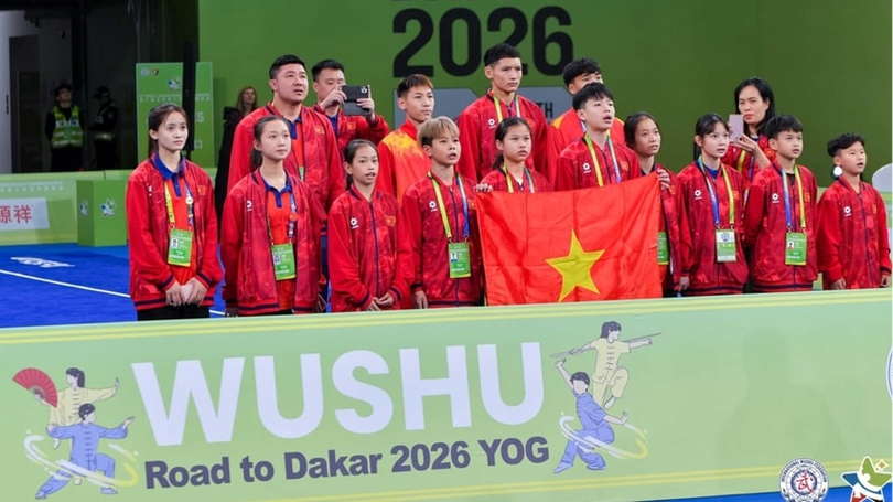 Wushu Việt Nam kết thúc giải trẻ với 7 HCV