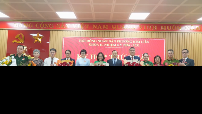 Phường Kim Liên kiện toàn bộ máy chính quyền nhiệm kỳ 2026 - 2031