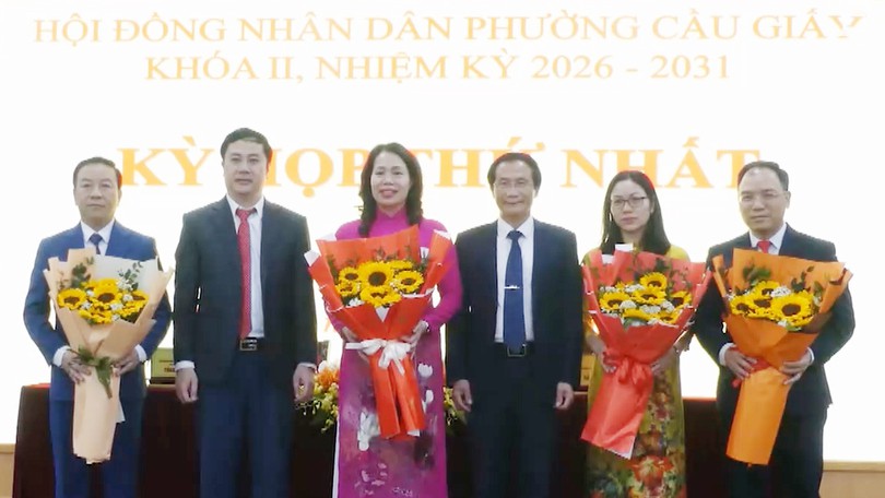 Kỳ họp thứ nhất HĐND phường Cầu Giấy khóa II, nhiệm kỳ 2026–2031