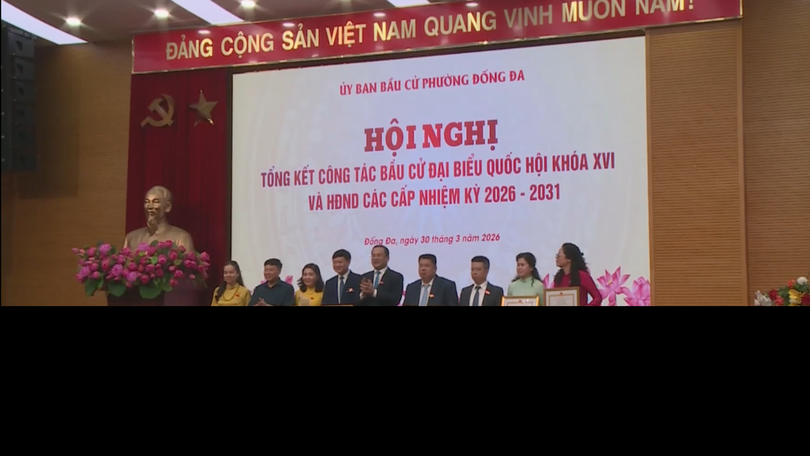 Phường Đống Đa tổng kết công tác bầu cử với nhiều kết quả xuất sắc