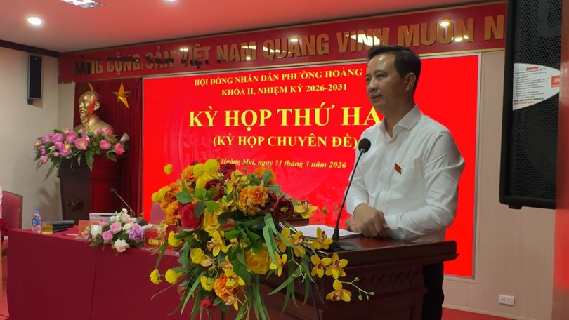 Kỳ họp thứ 2 HĐND phường Hoàng Mai khóa II