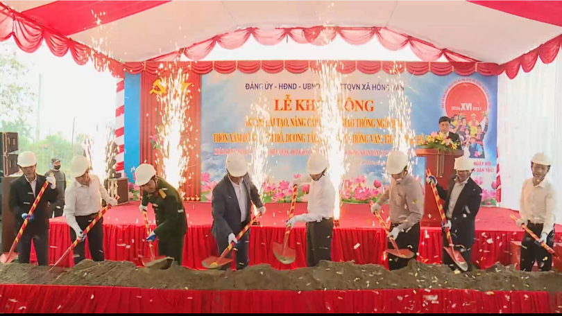 Khởi công 3 dự án giao thông gần 170 tỷ đồng