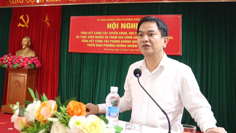 Phường Kiến Hưng hoàn thành toàn diện công tác tuyển quân năm 2026