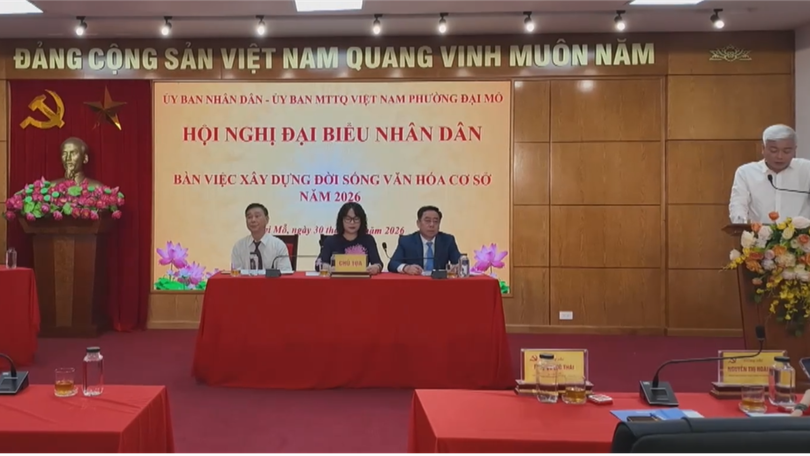 Phường Đại Mỗ xây dựng địa phương ‘Sáng – Xanh – Thông minh – Hạnh phúc’
